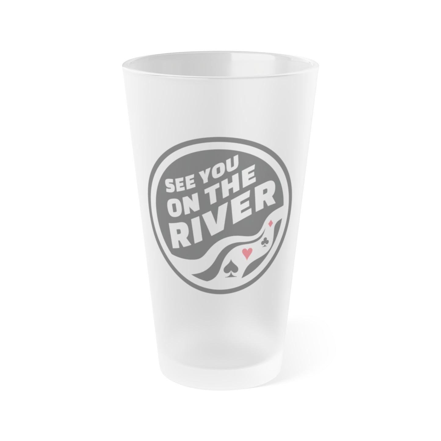 Frosted Pint Glass