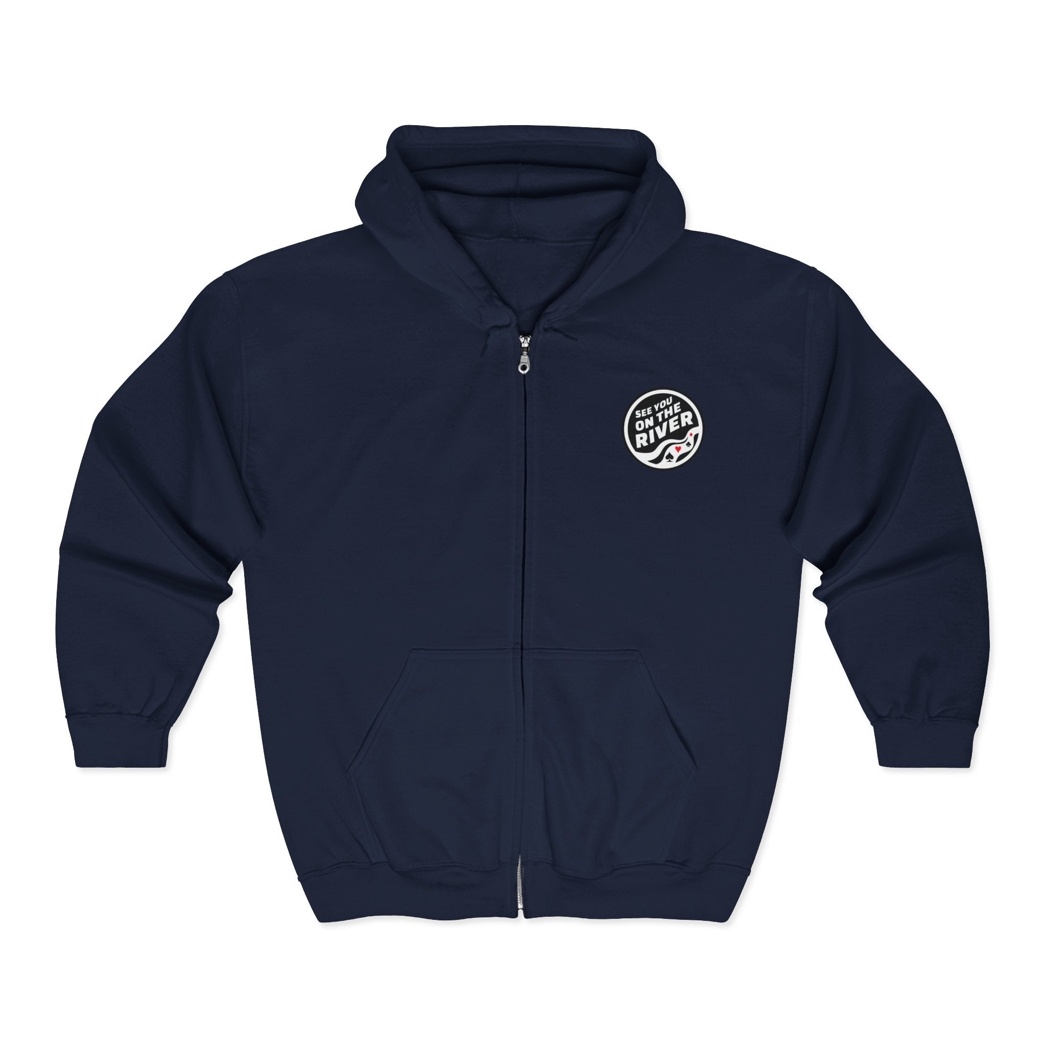 Full Zip Hoodie – See You On The River Poker Merch